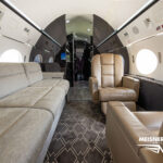 Thumbnail of gulfstream airplane inside seating