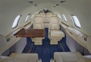 in newly refinished 8 passenger luxurious seating